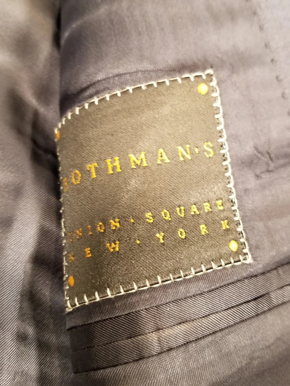 Canali Suit 2 Piece 50R EU (40R 32x30) Mens Navy Blue Rothmans Wool Two Button